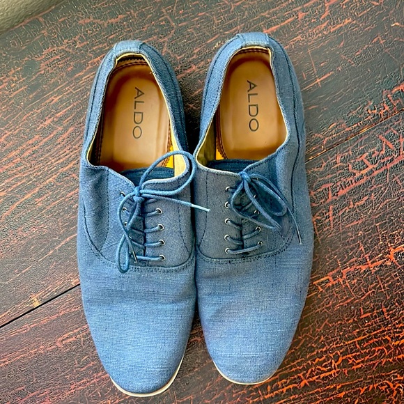 ALDO Men’s Size 12 Navy Shoes - Picture 7 of 7